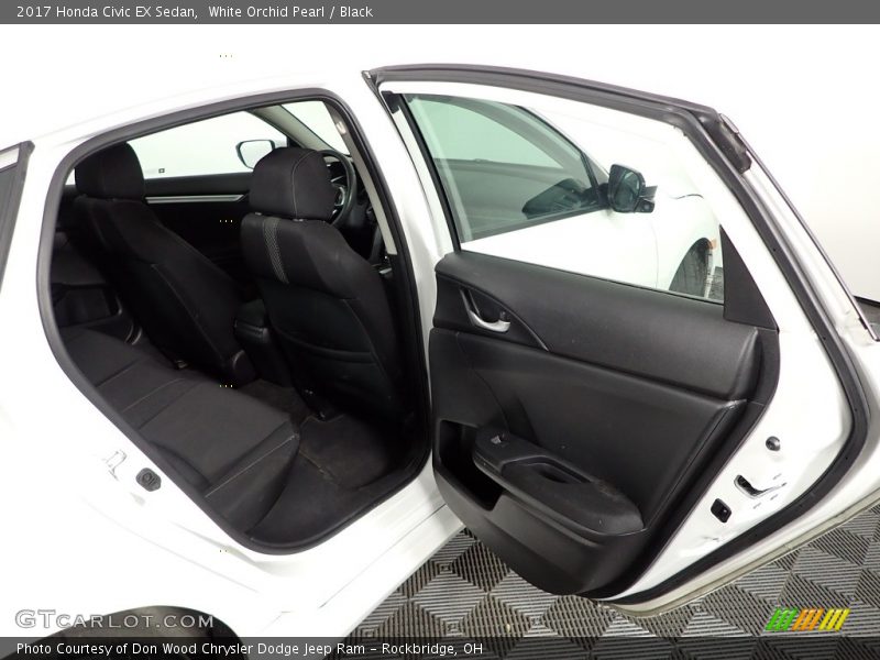 White Orchid Pearl / Black 2017 Honda Civic EX Sedan
