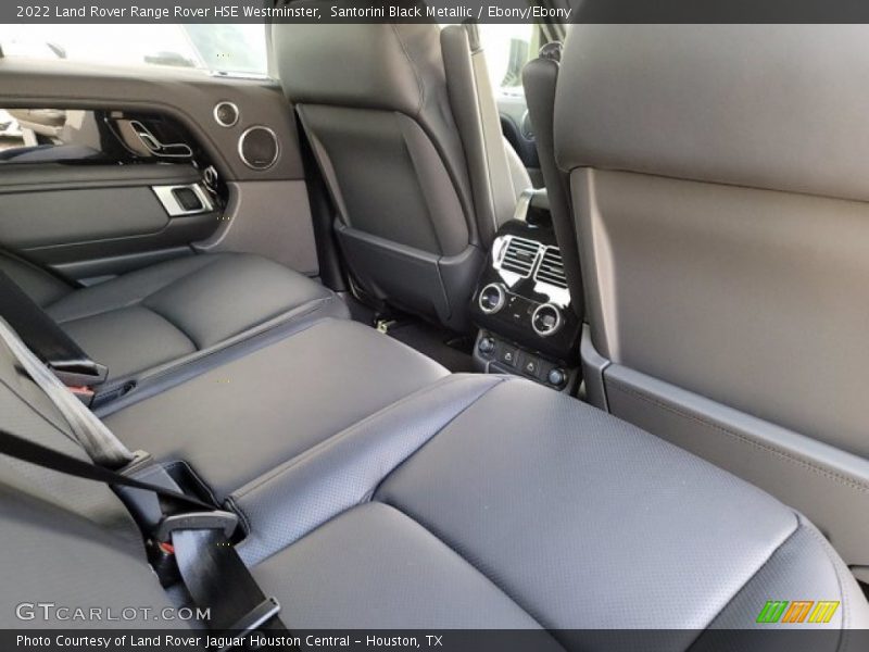 Rear Seat of 2022 Range Rover HSE Westminster