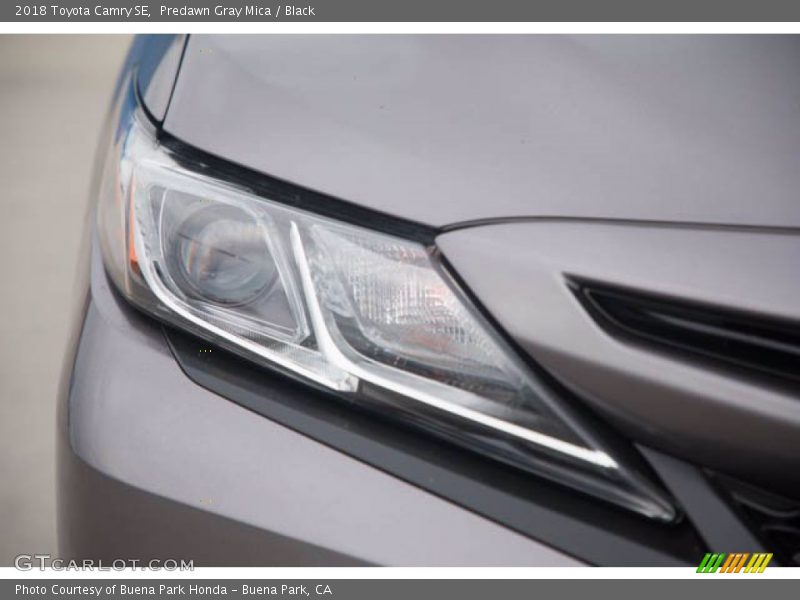 Predawn Gray Mica / Black 2018 Toyota Camry SE
