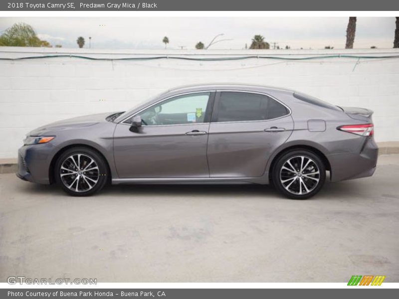 Predawn Gray Mica / Black 2018 Toyota Camry SE