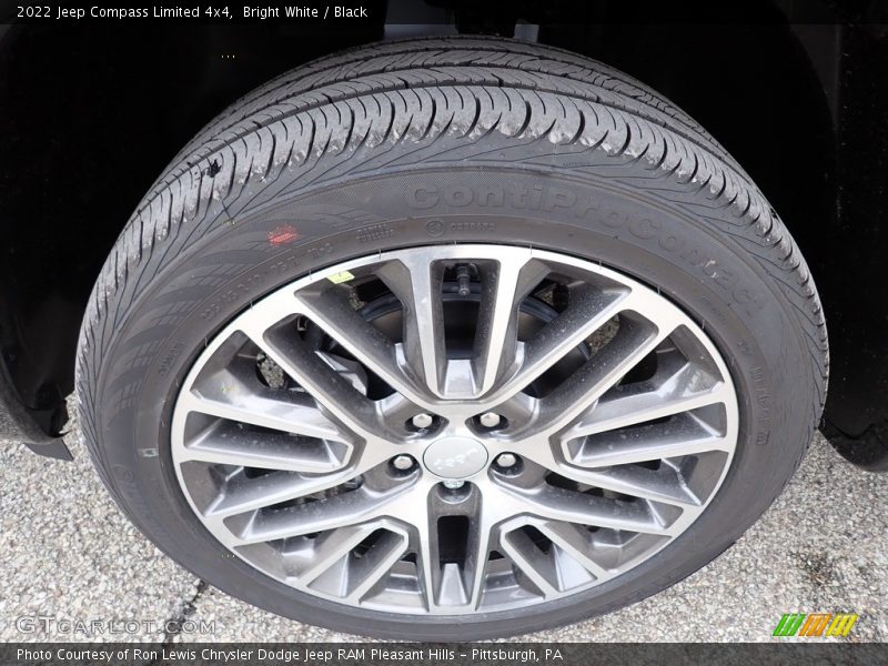 Bright White / Black 2022 Jeep Compass Limited 4x4