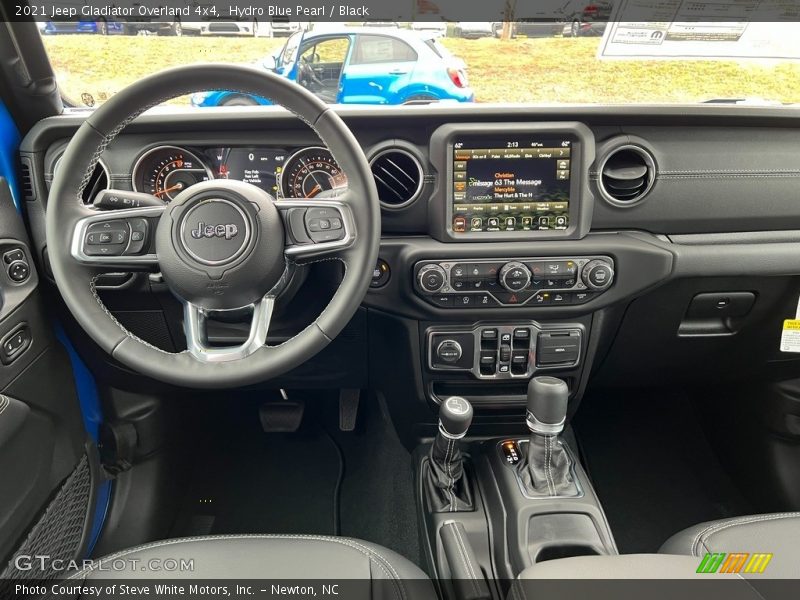 Dashboard of 2021 Gladiator Overland 4x4