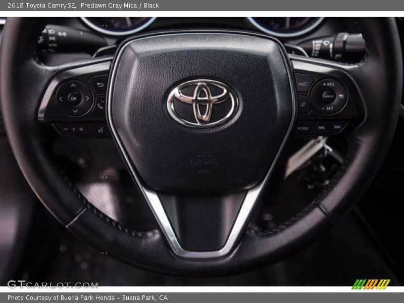 Predawn Gray Mica / Black 2018 Toyota Camry SE