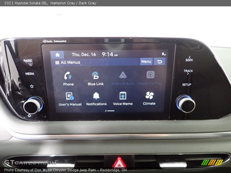 Hampton Gray / Dark Gray 2021 Hyundai Sonata SEL