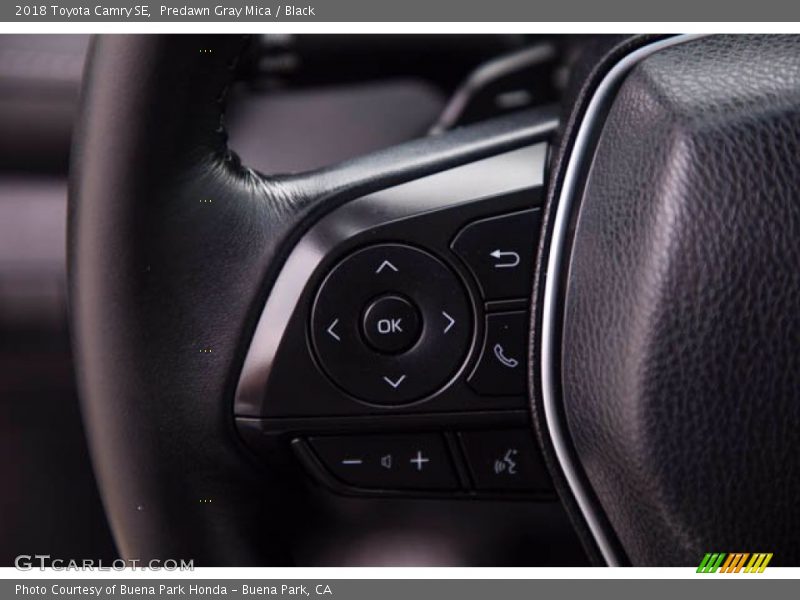 Predawn Gray Mica / Black 2018 Toyota Camry SE