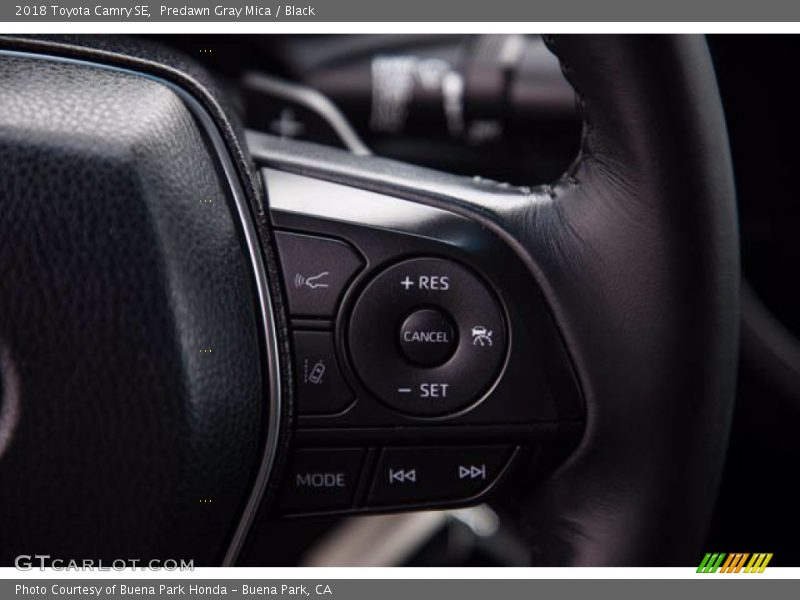 Predawn Gray Mica / Black 2018 Toyota Camry SE