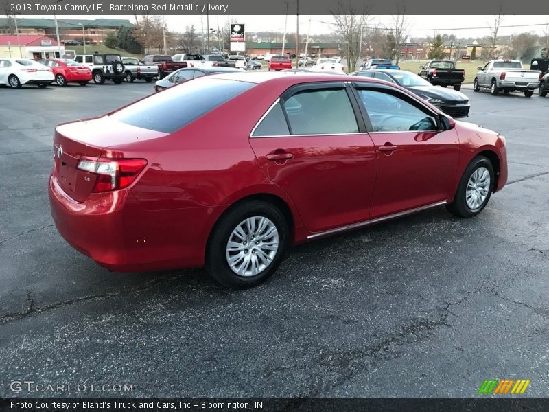 Barcelona Red Metallic / Ivory 2013 Toyota Camry LE