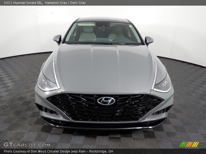 Hampton Gray / Dark Gray 2021 Hyundai Sonata SEL