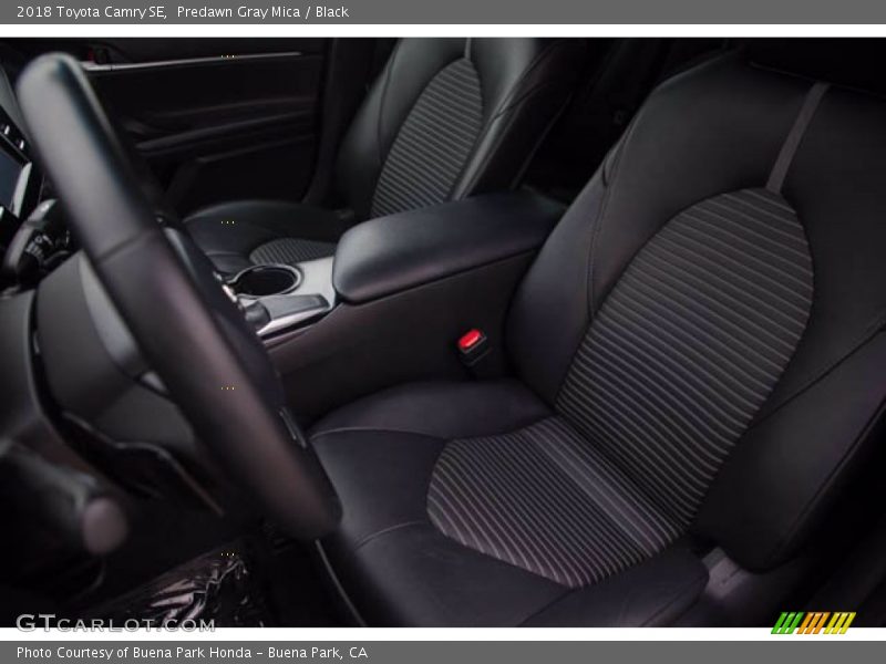 Predawn Gray Mica / Black 2018 Toyota Camry SE