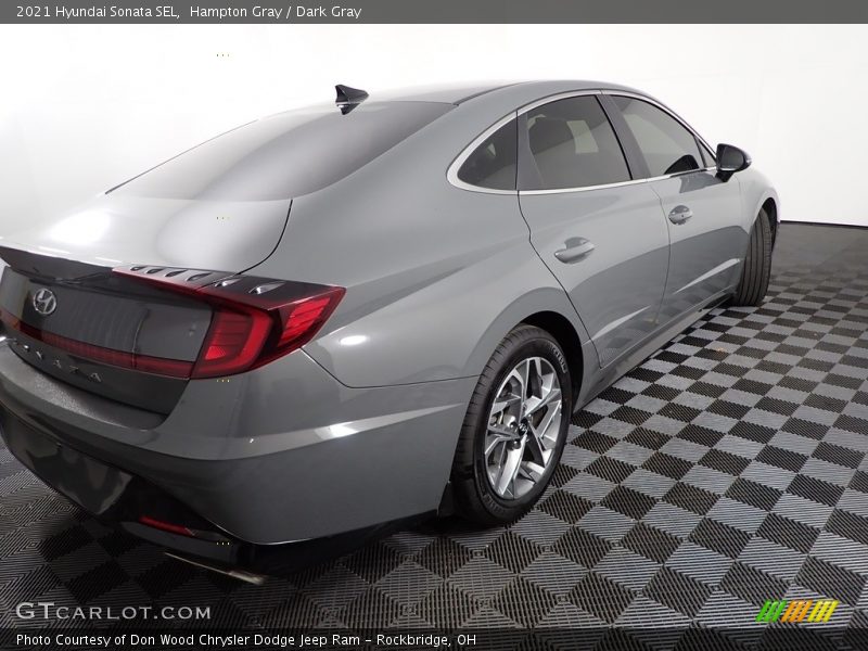 Hampton Gray / Dark Gray 2021 Hyundai Sonata SEL