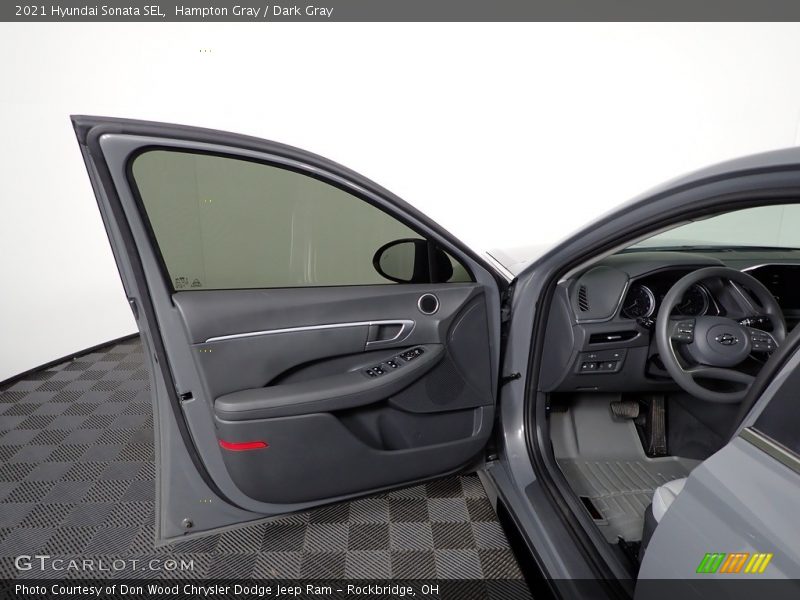 Hampton Gray / Dark Gray 2021 Hyundai Sonata SEL