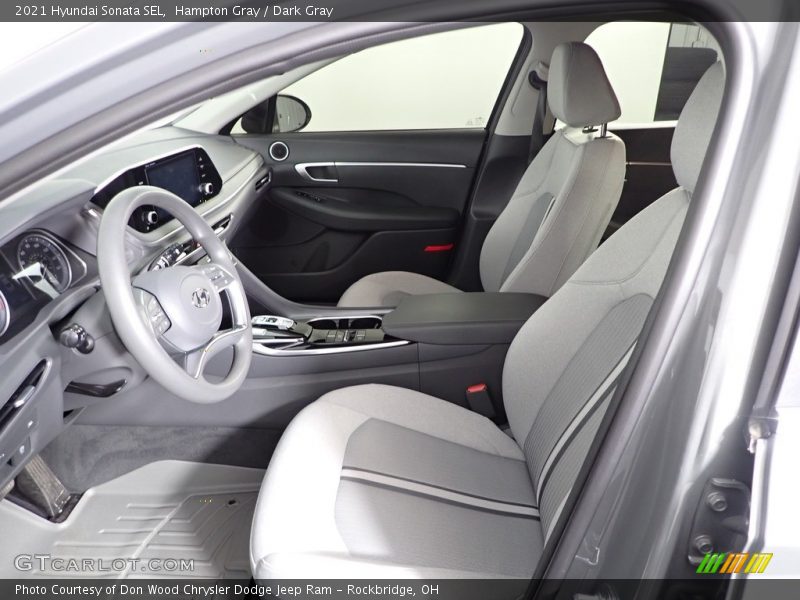 Hampton Gray / Dark Gray 2021 Hyundai Sonata SEL