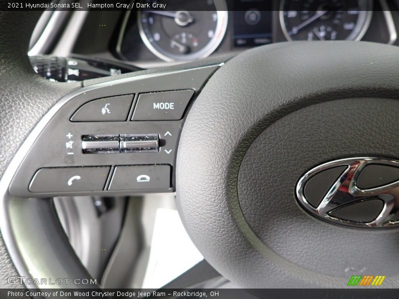 Hampton Gray / Dark Gray 2021 Hyundai Sonata SEL