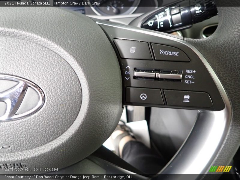 Hampton Gray / Dark Gray 2021 Hyundai Sonata SEL