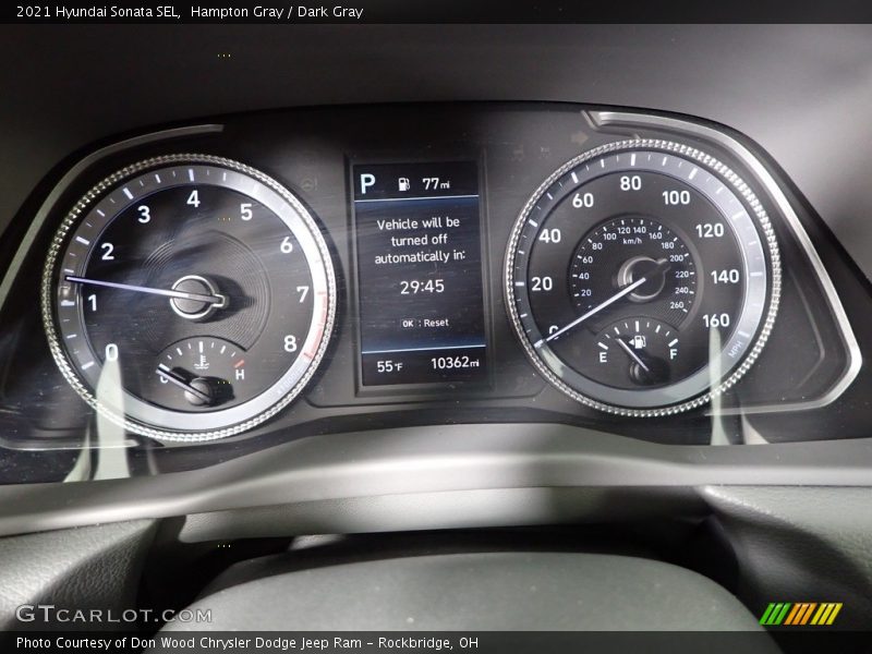 Hampton Gray / Dark Gray 2021 Hyundai Sonata SEL