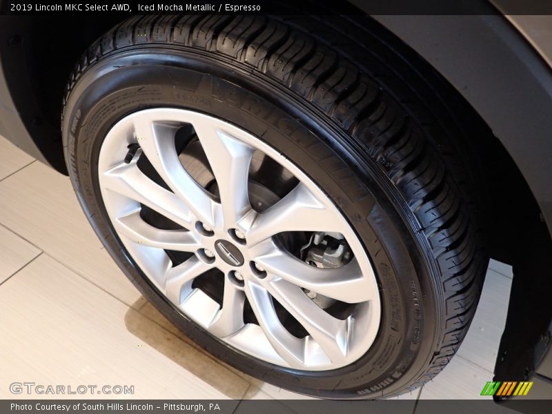 Iced Mocha Metallic / Espresso 2019 Lincoln MKC Select AWD