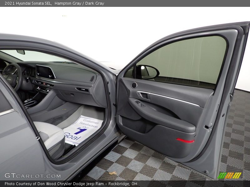 Hampton Gray / Dark Gray 2021 Hyundai Sonata SEL