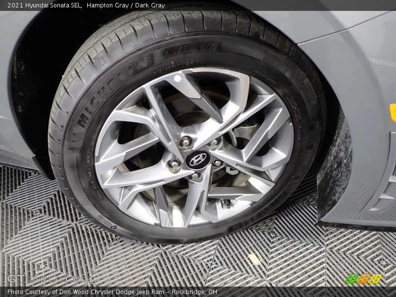 Hampton Gray / Dark Gray 2021 Hyundai Sonata SEL