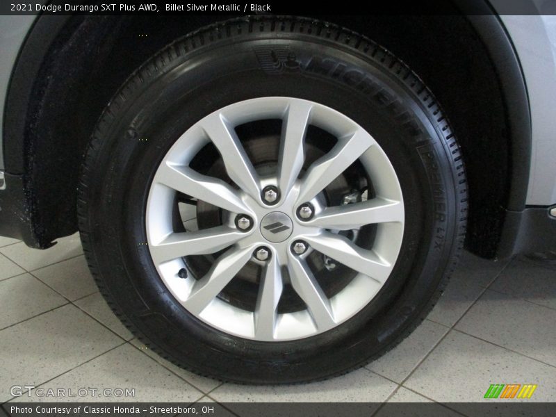 Billet Silver Metallic / Black 2021 Dodge Durango SXT Plus AWD