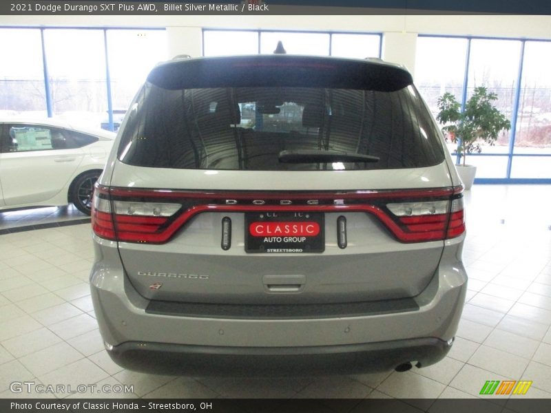Billet Silver Metallic / Black 2021 Dodge Durango SXT Plus AWD