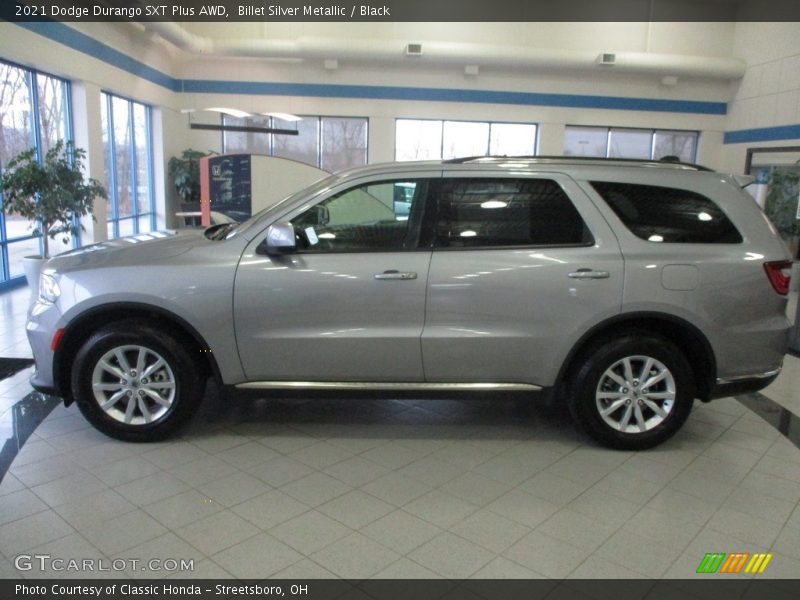 Billet Silver Metallic / Black 2021 Dodge Durango SXT Plus AWD