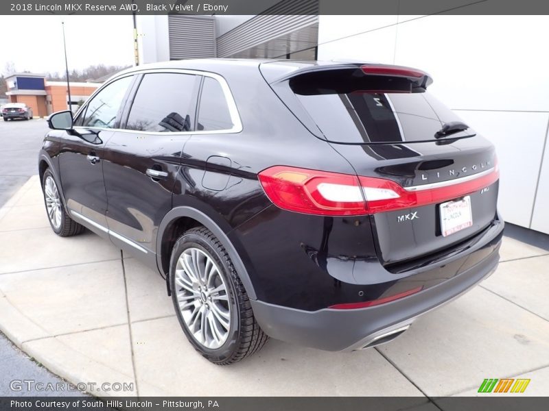 Black Velvet / Ebony 2018 Lincoln MKX Reserve AWD