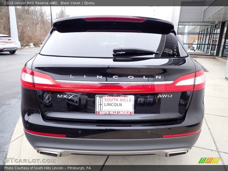 Black Velvet / Ebony 2018 Lincoln MKX Reserve AWD