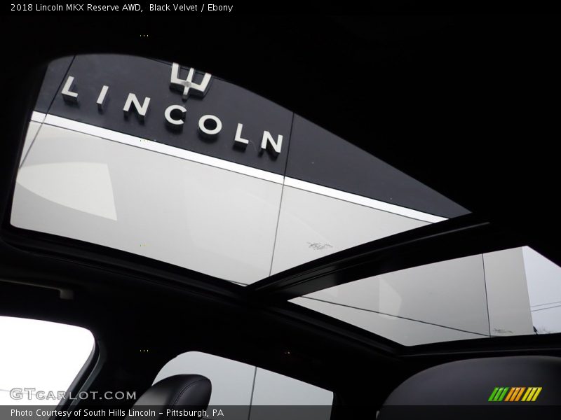 Black Velvet / Ebony 2018 Lincoln MKX Reserve AWD