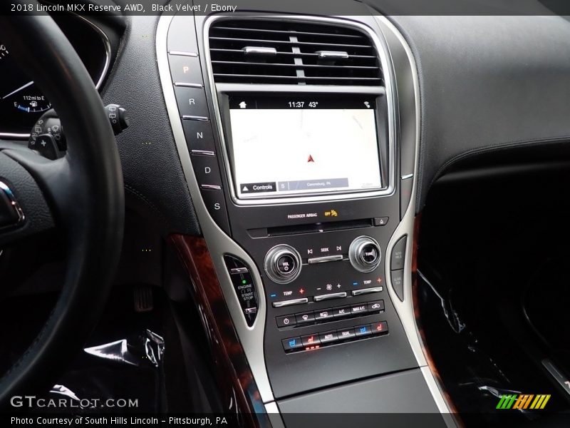 Black Velvet / Ebony 2018 Lincoln MKX Reserve AWD