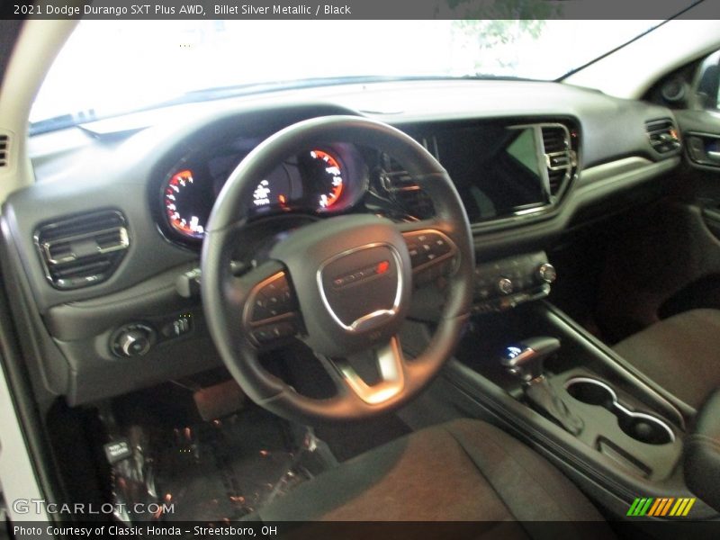 Billet Silver Metallic / Black 2021 Dodge Durango SXT Plus AWD