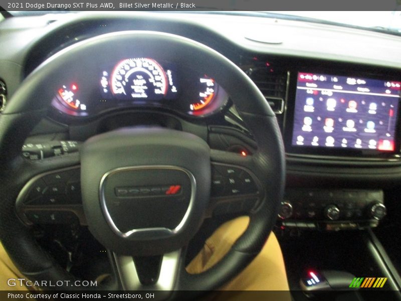 Billet Silver Metallic / Black 2021 Dodge Durango SXT Plus AWD