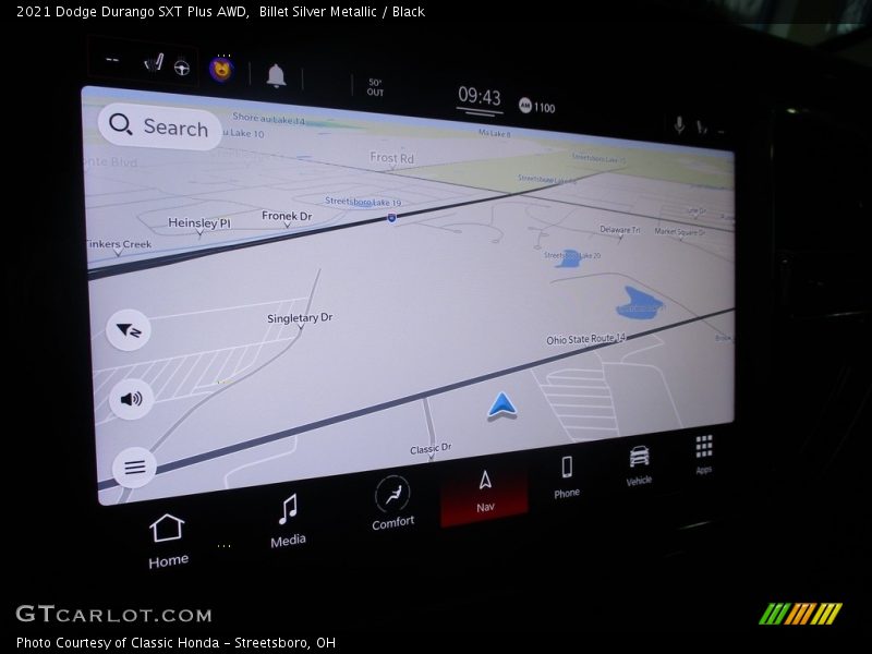 Billet Silver Metallic / Black 2021 Dodge Durango SXT Plus AWD