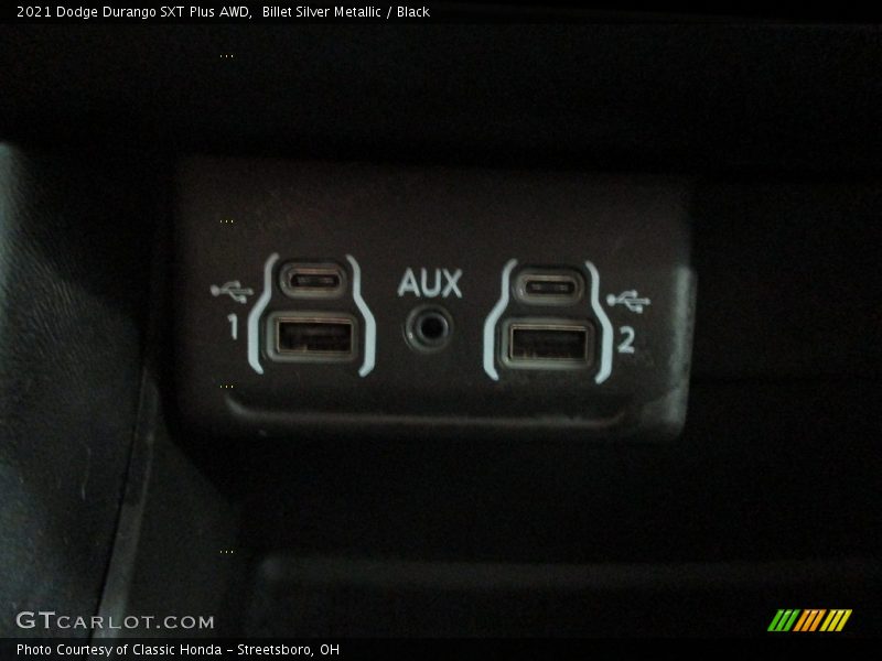Billet Silver Metallic / Black 2021 Dodge Durango SXT Plus AWD