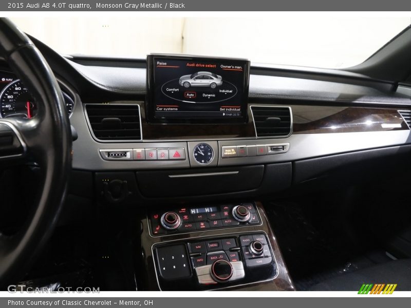 Monsoon Gray Metallic / Black 2015 Audi A8 4.0T quattro