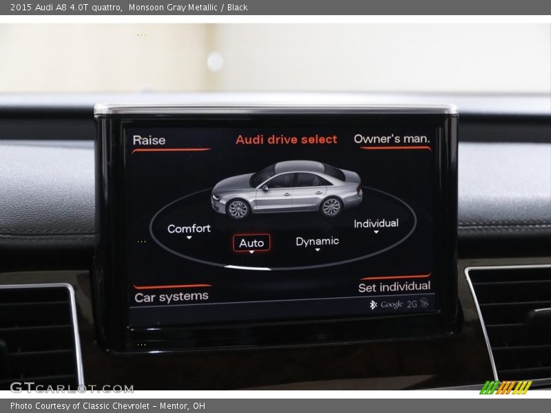 Monsoon Gray Metallic / Black 2015 Audi A8 4.0T quattro