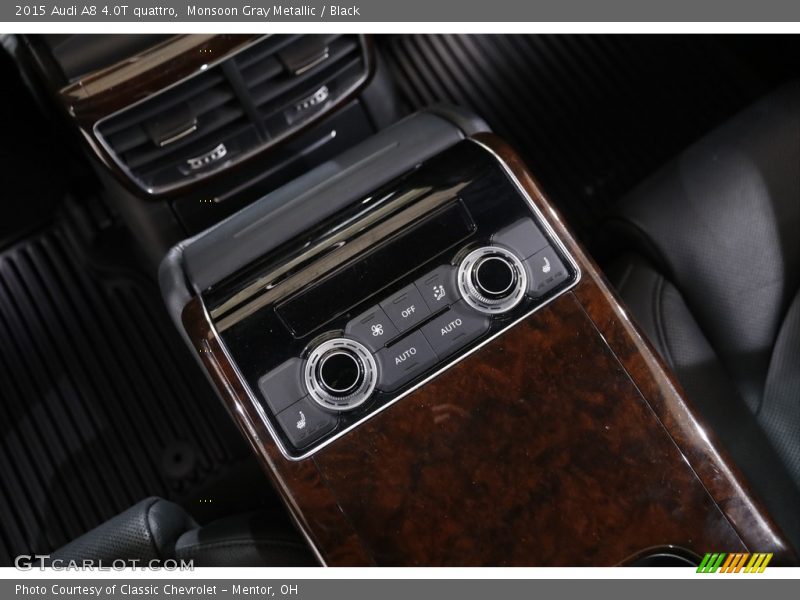 Monsoon Gray Metallic / Black 2015 Audi A8 4.0T quattro