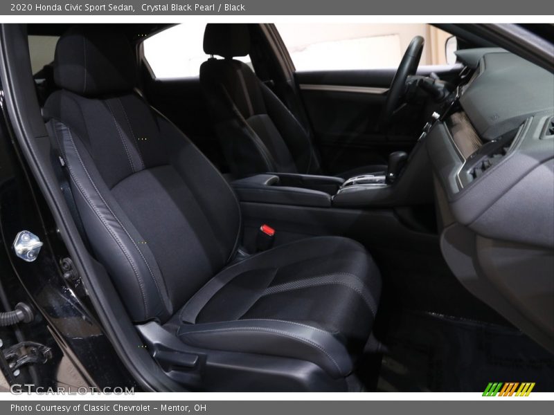 Crystal Black Pearl / Black 2020 Honda Civic Sport Sedan