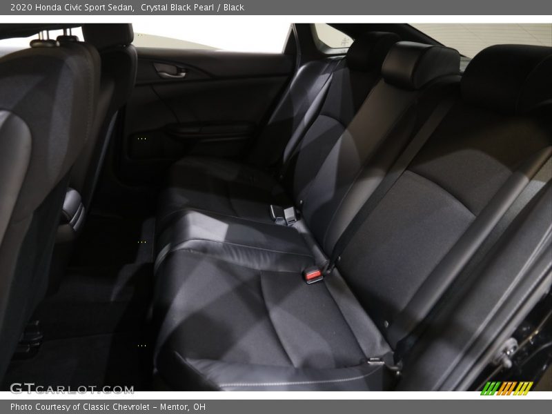 Crystal Black Pearl / Black 2020 Honda Civic Sport Sedan