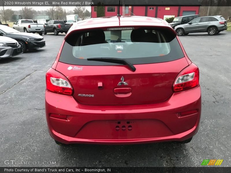 Wine Red Metallic / Black 2020 Mitsubishi Mirage ES