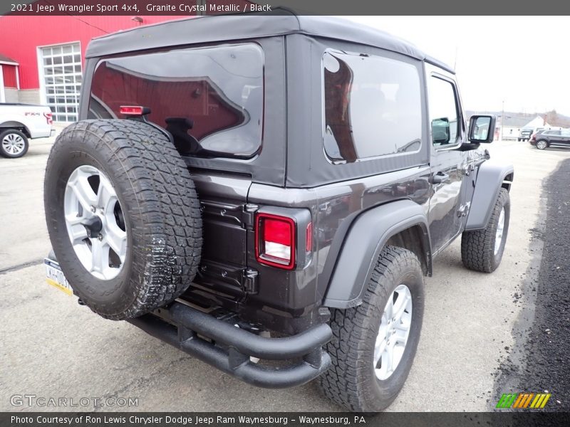 Granite Crystal Metallic / Black 2021 Jeep Wrangler Sport 4x4