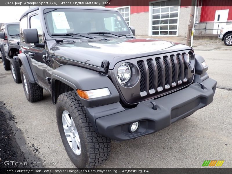 Granite Crystal Metallic / Black 2021 Jeep Wrangler Sport 4x4