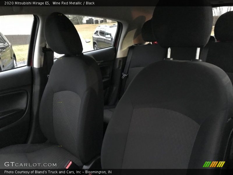 Wine Red Metallic / Black 2020 Mitsubishi Mirage ES