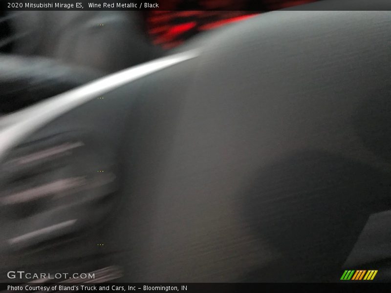 Wine Red Metallic / Black 2020 Mitsubishi Mirage ES