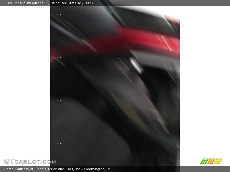 Wine Red Metallic / Black 2020 Mitsubishi Mirage ES