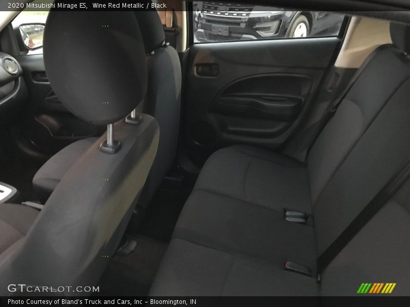 Wine Red Metallic / Black 2020 Mitsubishi Mirage ES