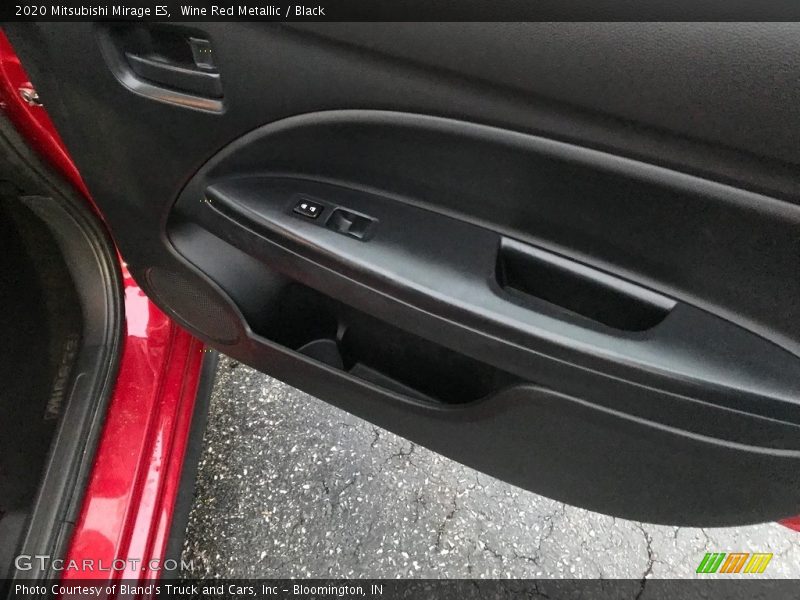 Wine Red Metallic / Black 2020 Mitsubishi Mirage ES