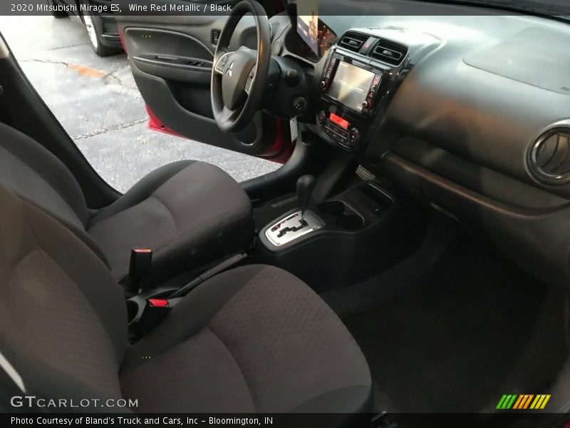 Wine Red Metallic / Black 2020 Mitsubishi Mirage ES