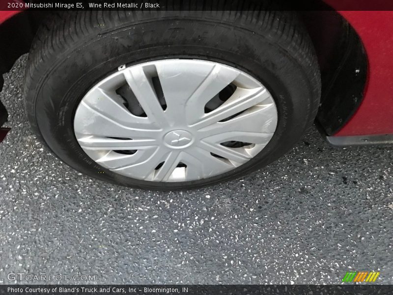 Wine Red Metallic / Black 2020 Mitsubishi Mirage ES