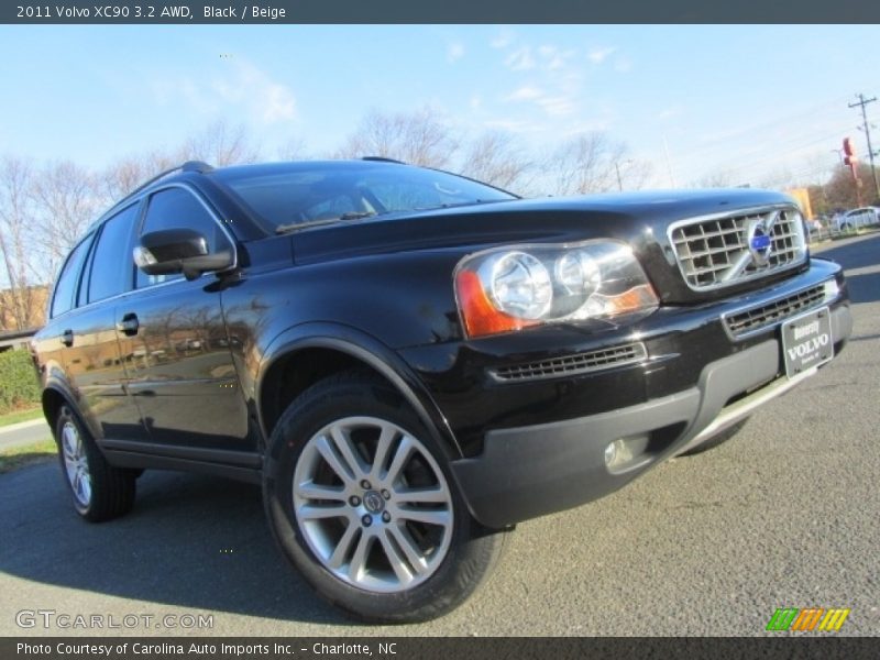 Black / Beige 2011 Volvo XC90 3.2 AWD