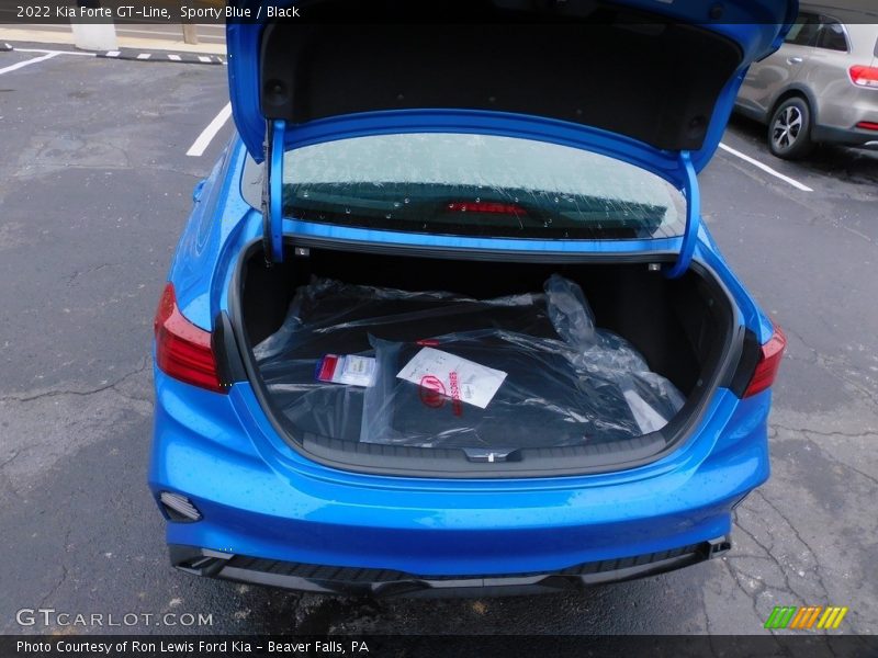 Sporty Blue / Black 2022 Kia Forte GT-Line